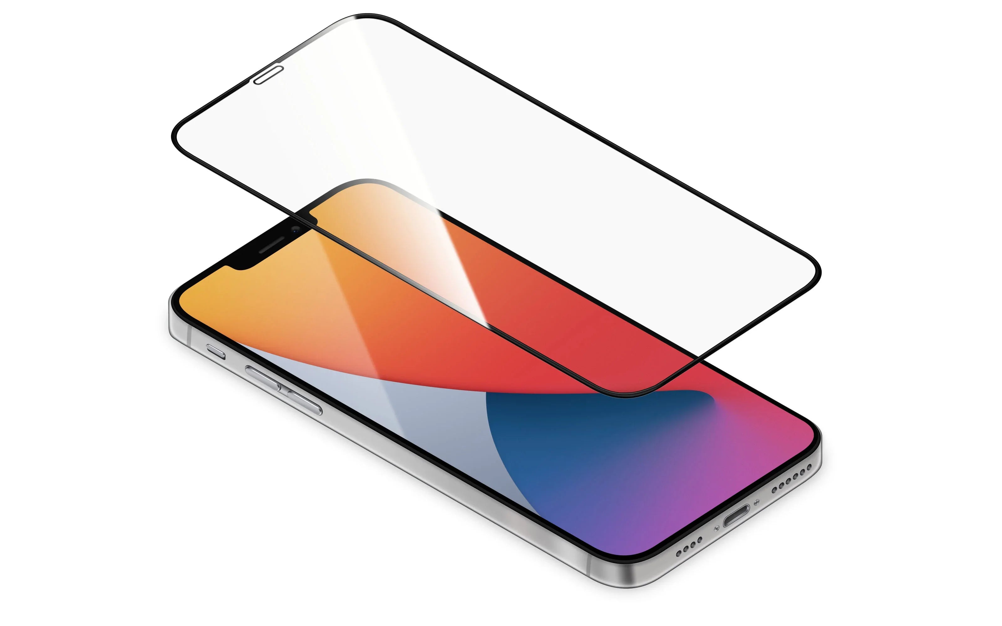 Torrii Bodyglass Anti-Bacterial Coating Full Coverage Curved For iPhone 12 Pro Max - Black - Tashqila Torrii Bodyglass Anti-Bacterial Coating Full Coverage Curved For iPhone 12 Pro Max - Black - Tashqila